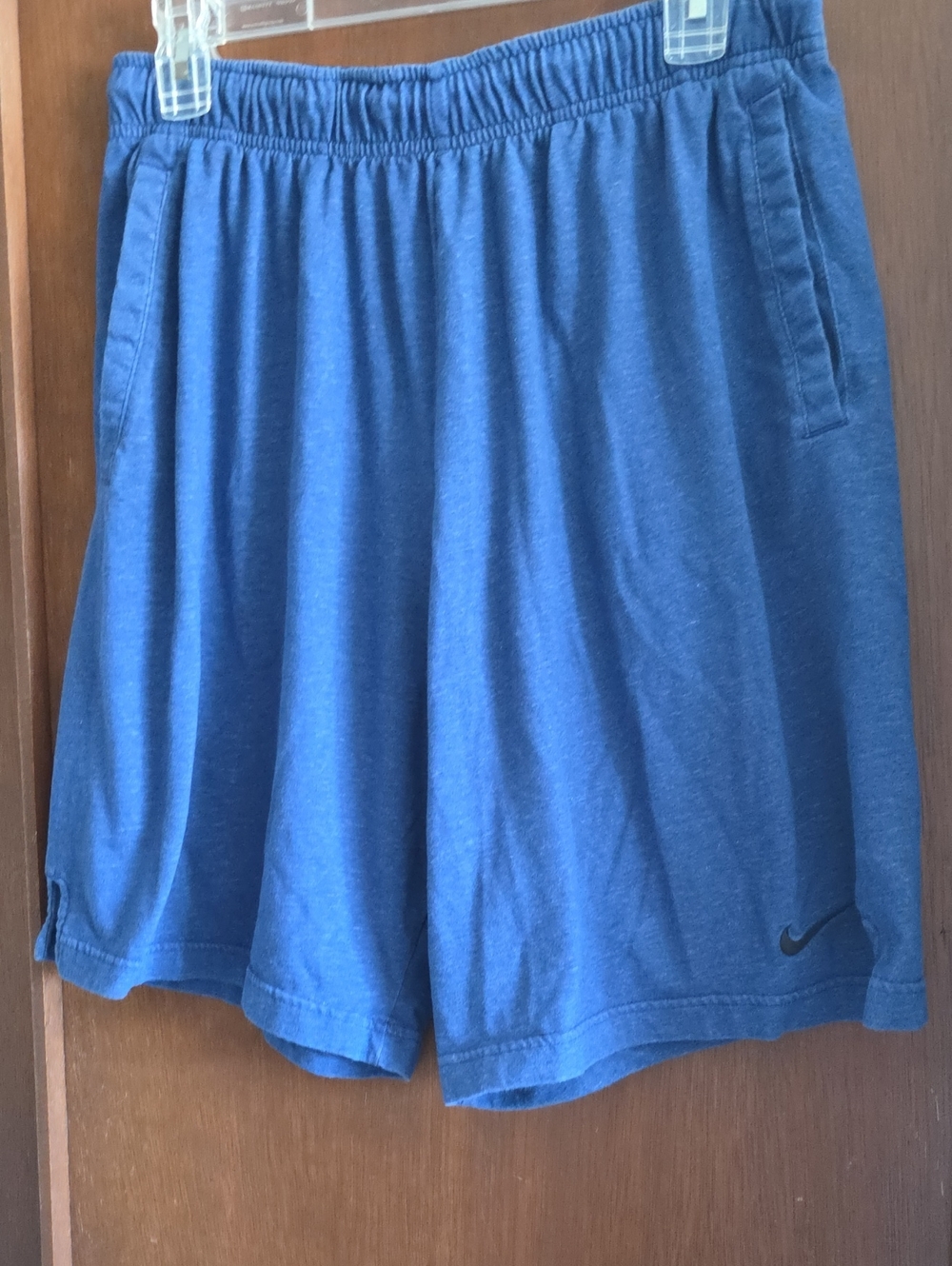 Nike Men's Deep Blue Performance Shorts with Side Pockets Dri-fit Sz L